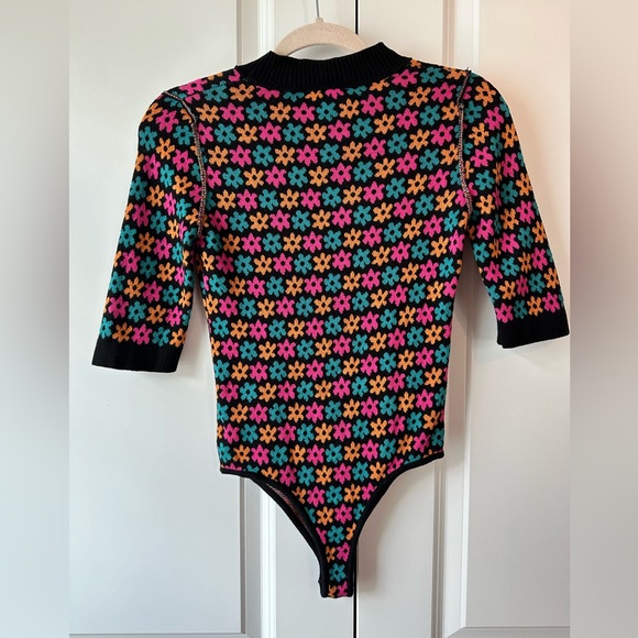 Free People Winter Warmer Floral Bodysuit (Size XS) - Picture 4 of 9